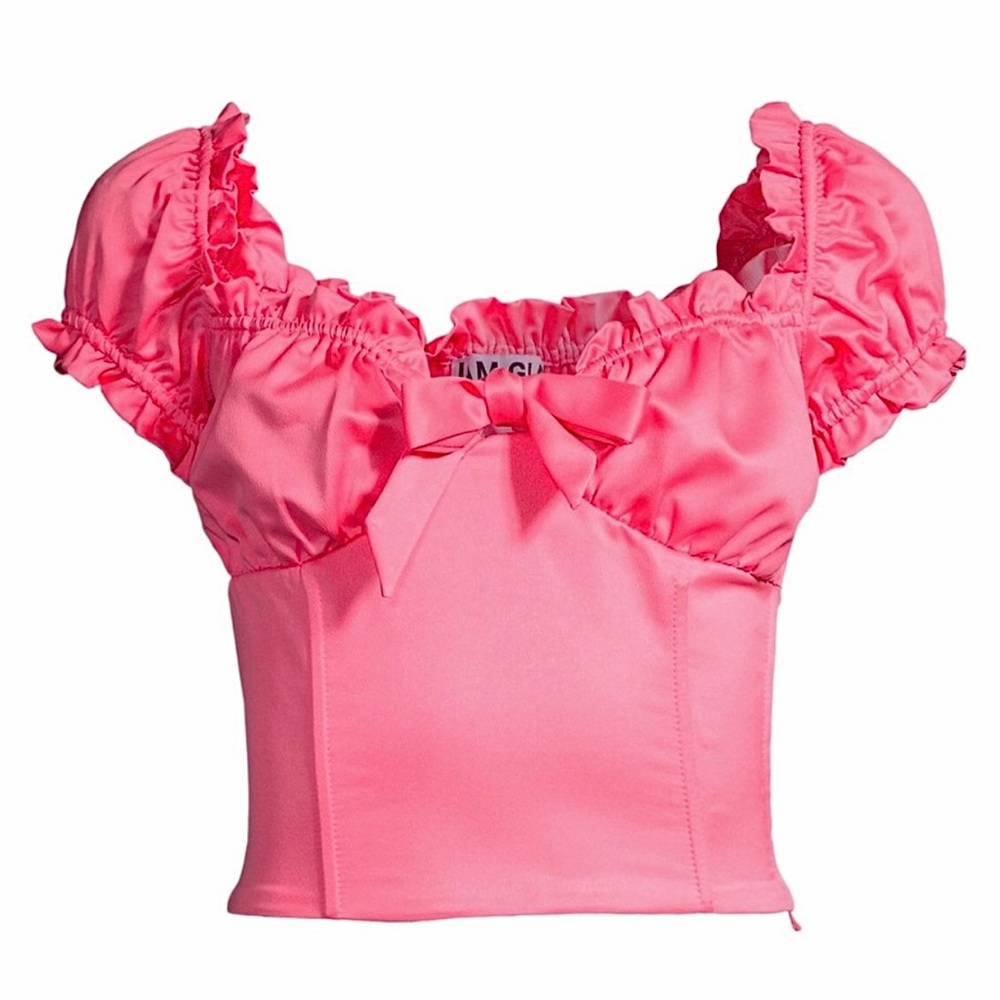 I.AM.GIA Naomi Bustier Top, Hot Pink, Sz. M